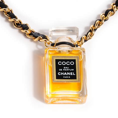 chanel perfume bottle necklace sale|crystal perfume bottle necklace wholesale.